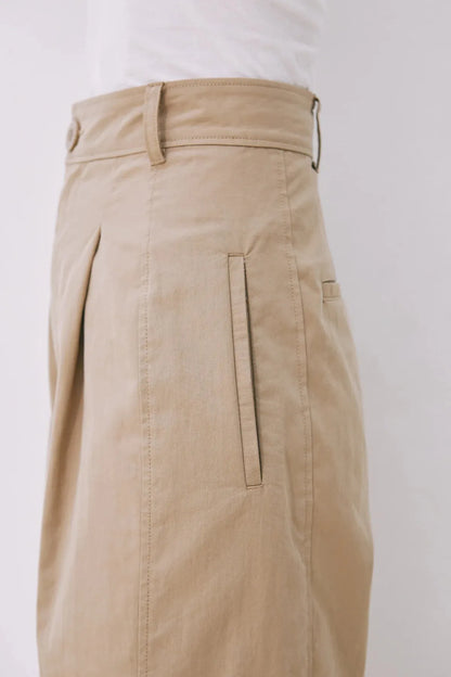 UNIVERSAL OVERALL C/N TUCK TAPERED 錐形褶襉褲子