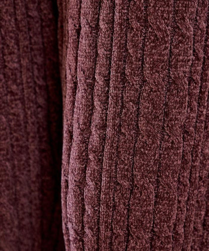 絨線編織針織長褲