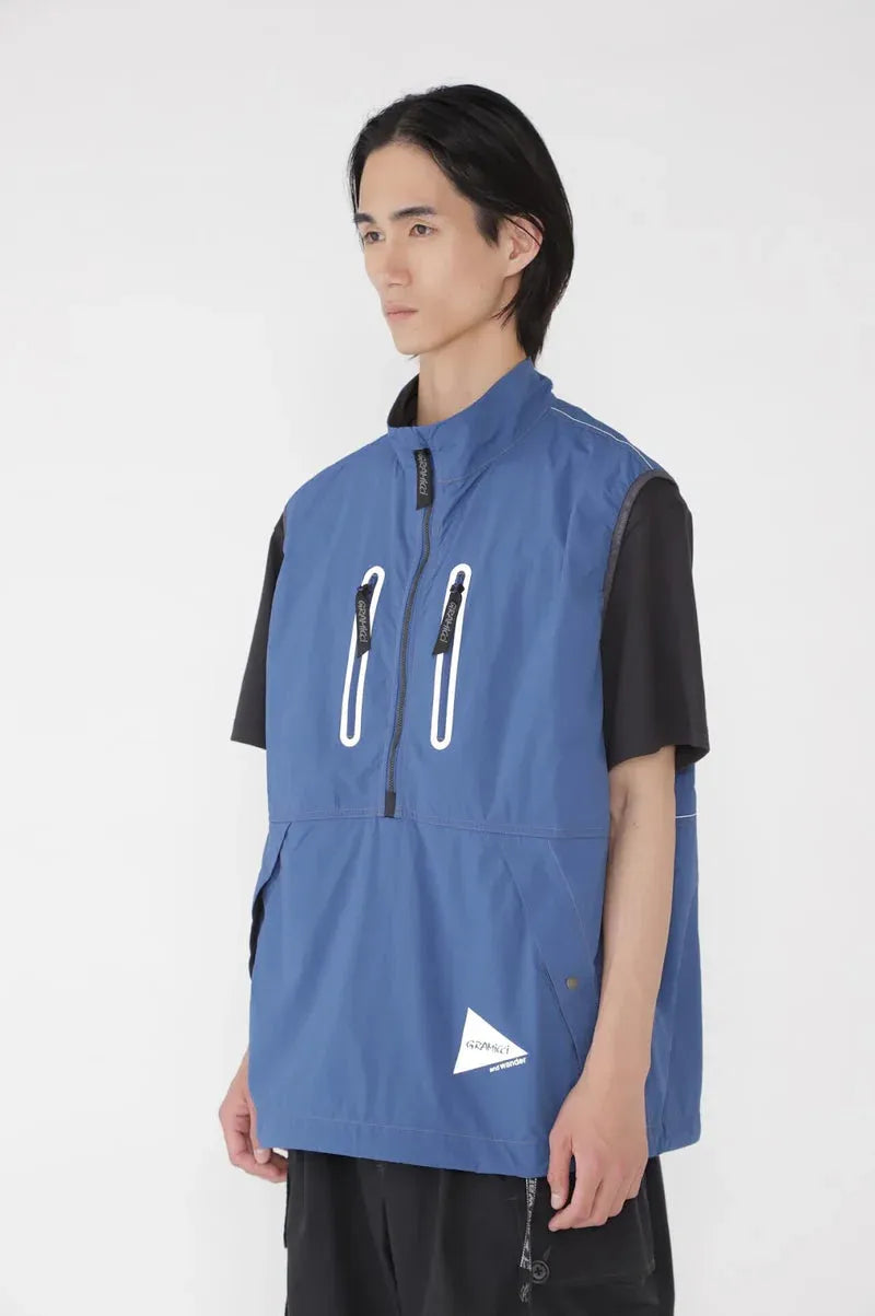 and wander / GRAMICCI × and wander 拉絨尼龍馬甲