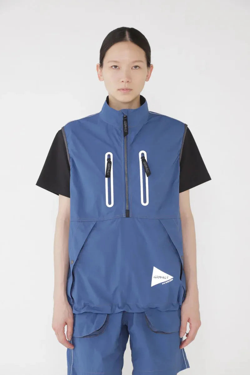 and wander / GRAMICCI × and wander 拉絨尼龍馬甲