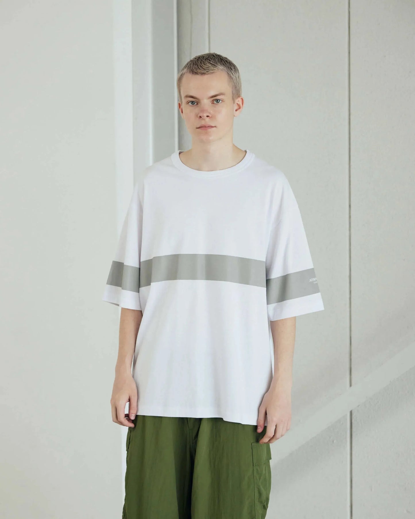 ARMY TWILL 30/2 OE 半袖印花T恤 Line款
