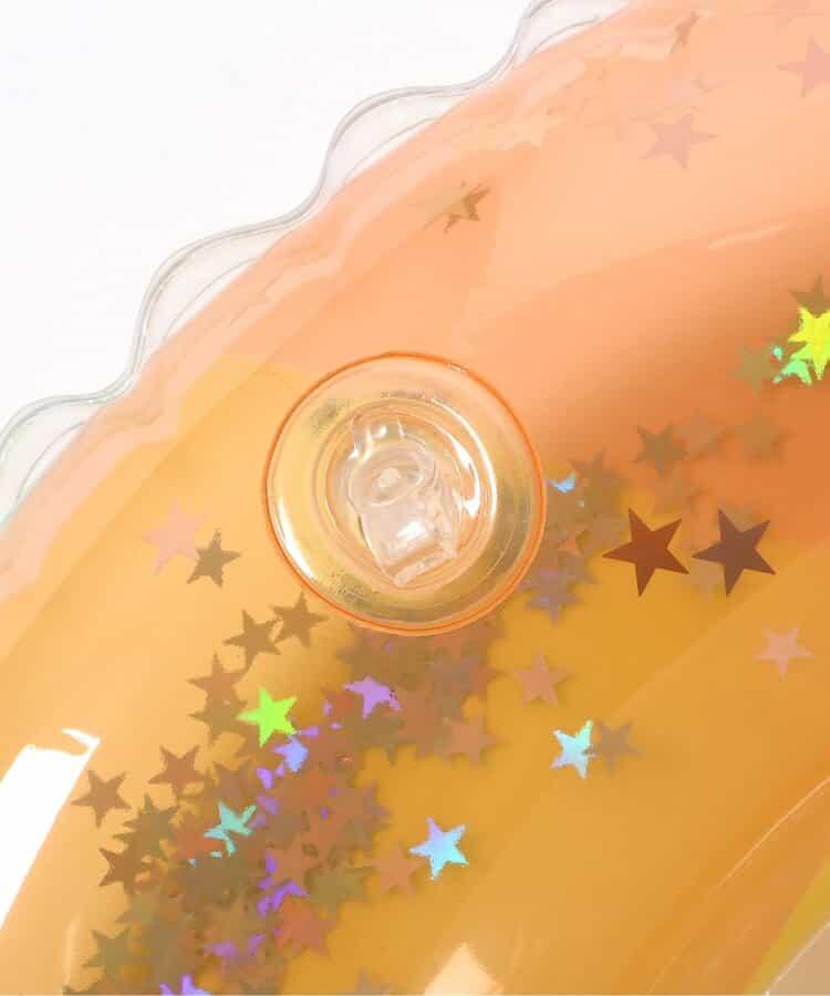 透明格紋亮片泳圈_浮圈