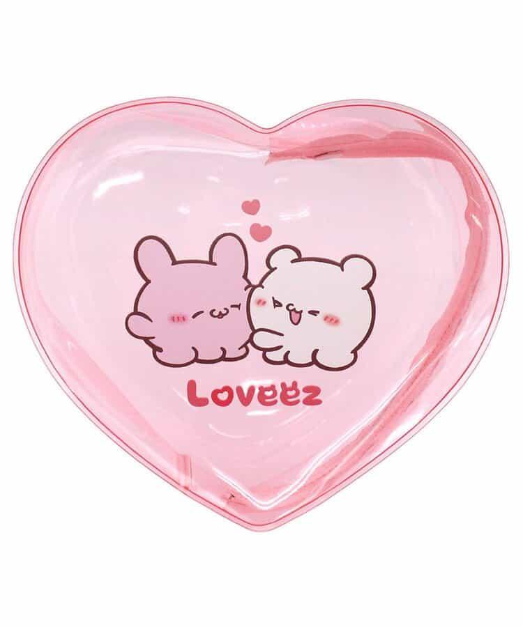 【らぶいーず】心形透明收納包