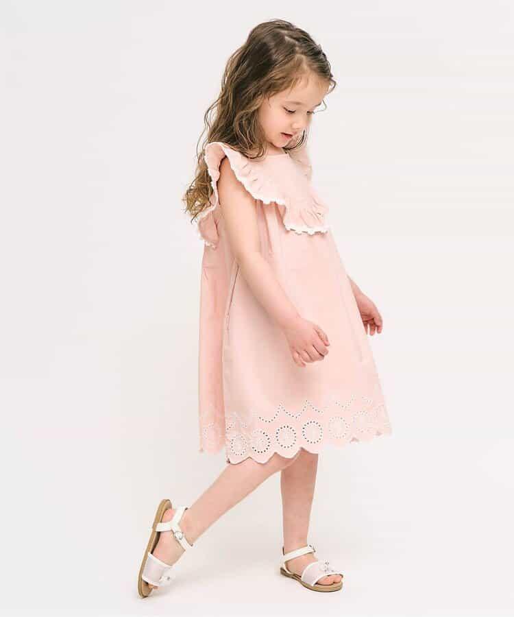 透明花朵裝飾涼鞋