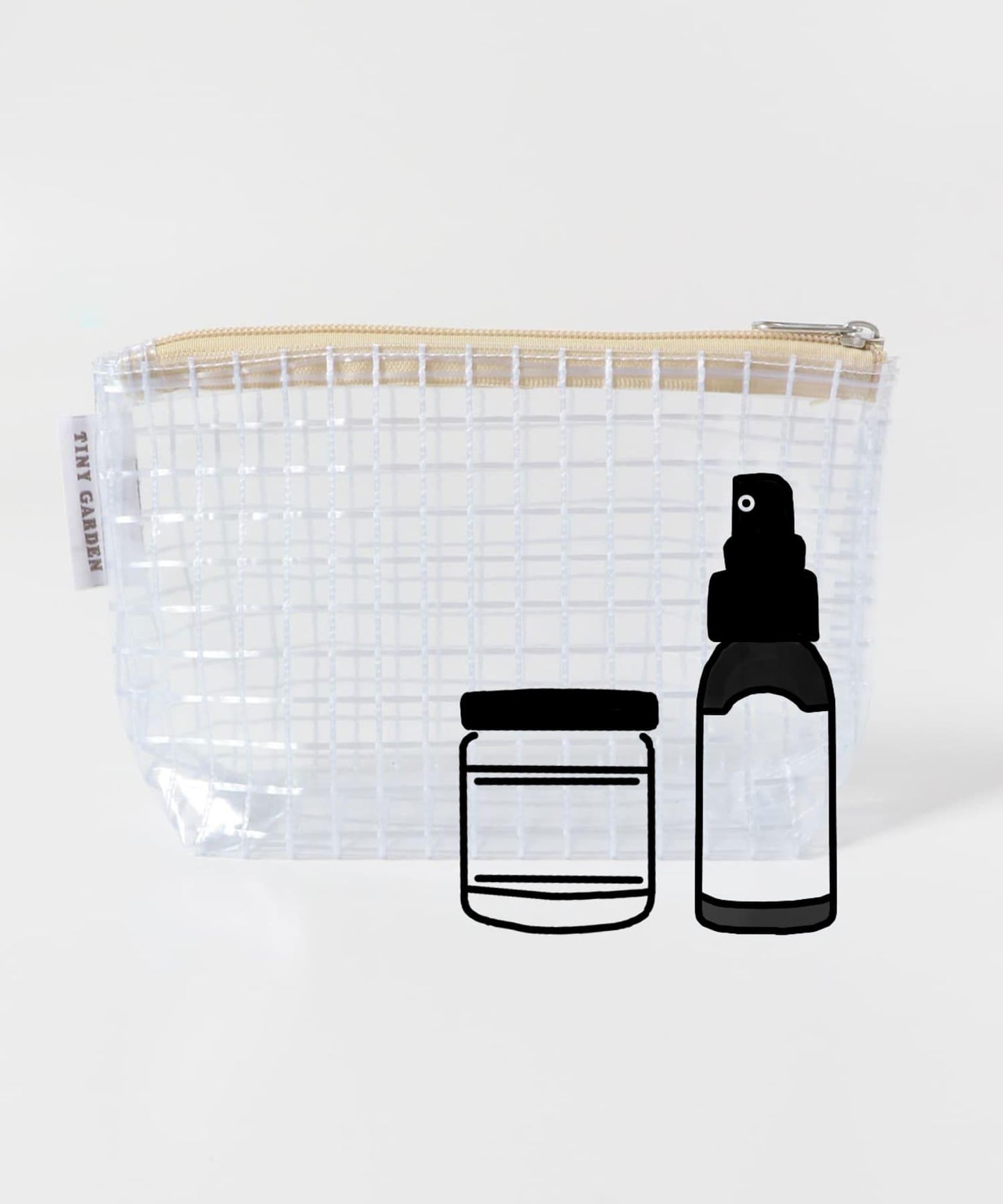 TINY GARDEN PRODUCTS 多功能透明收納包 M