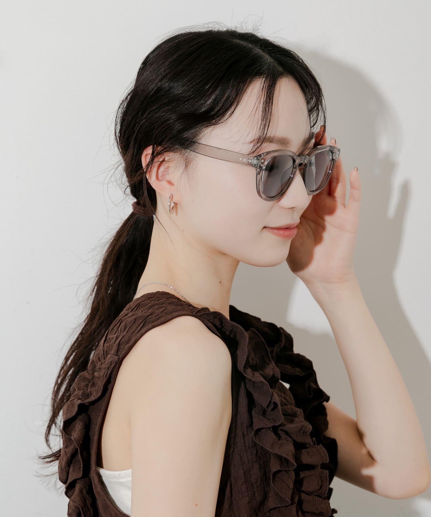 透明鏡框太陽鏡