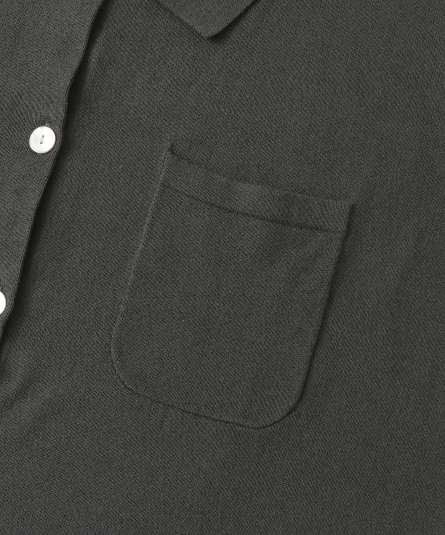 （接觸冷感）清涼霧感針織襯衫