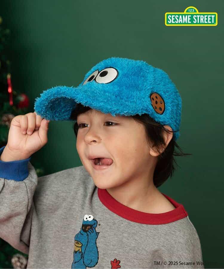 芝麻街仿羊羔絨棒球帽