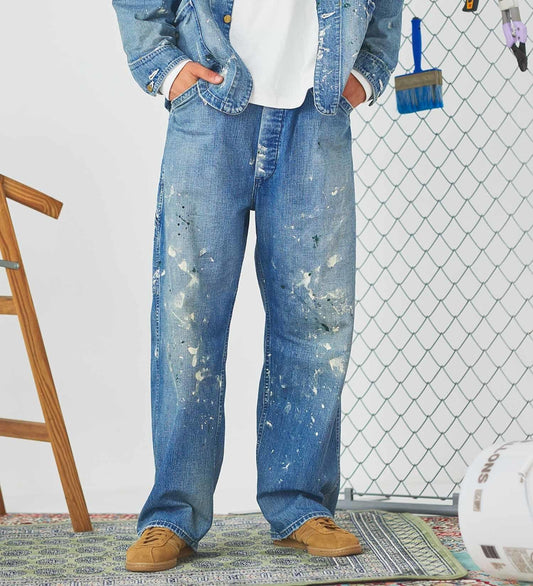 復古 Lee VINTAGE PAINTER PANTS/DENIM 【DUNGAREES】 牛仔褲