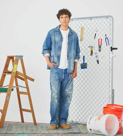 復古 Lee VINTAGE PAINTER PANTS/DENIM 【DUNGAREES】 牛仔褲