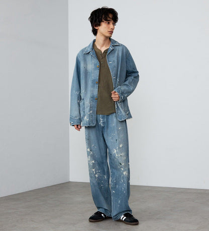 復古 Lee VINTAGE PAINTER PANTS/DENIM 【DUNGAREES】 牛仔褲