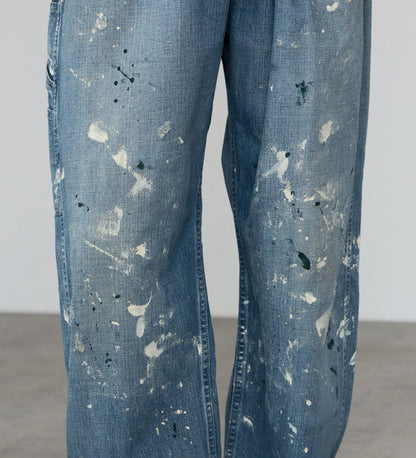 復古 Lee VINTAGE PAINTER PANTS/DENIM 【DUNGAREES】 牛仔褲