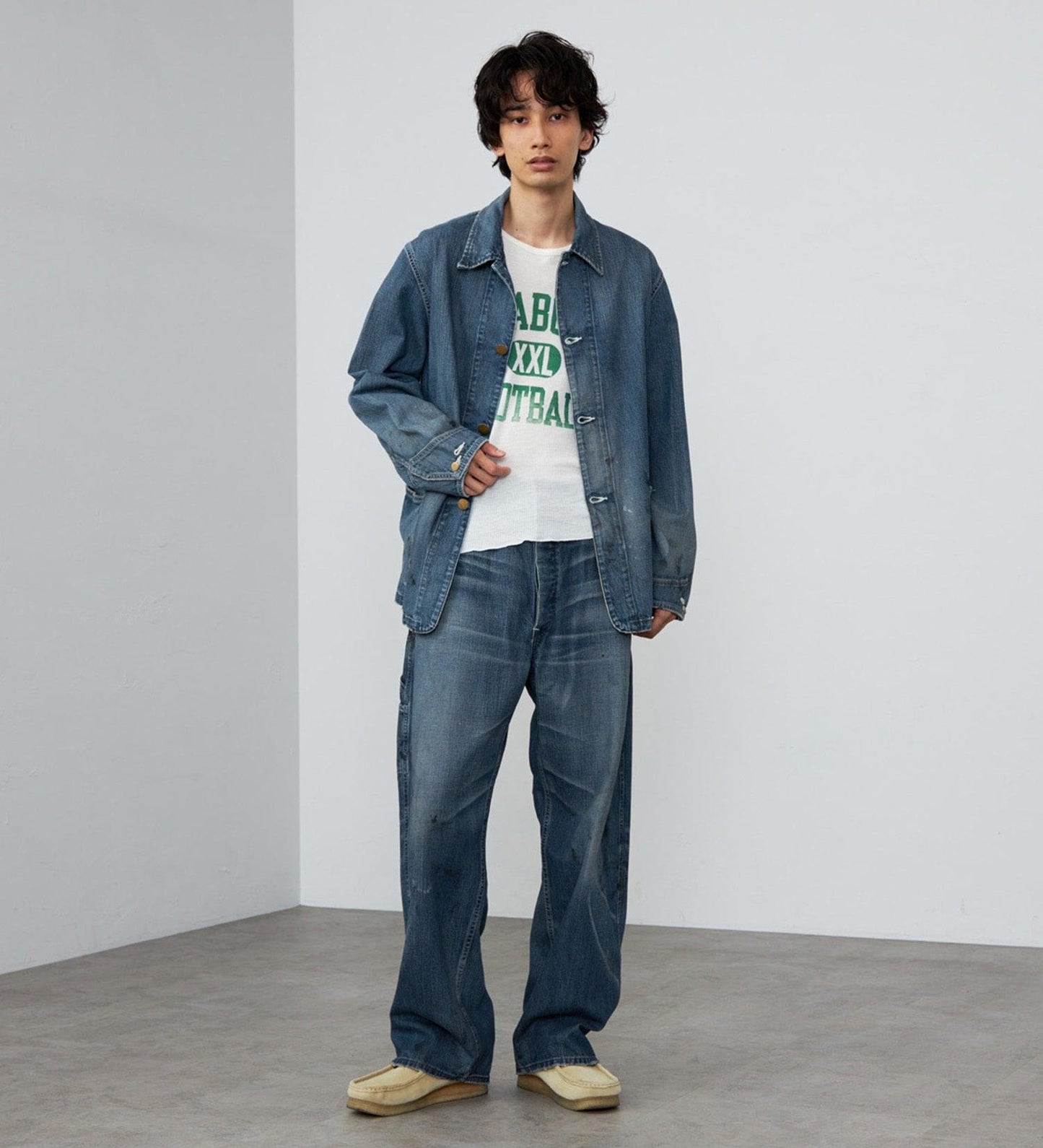 復古 Lee VINTAGE PAINTER PANTS/DENIM 【DUNGAREES】 牛仔褲