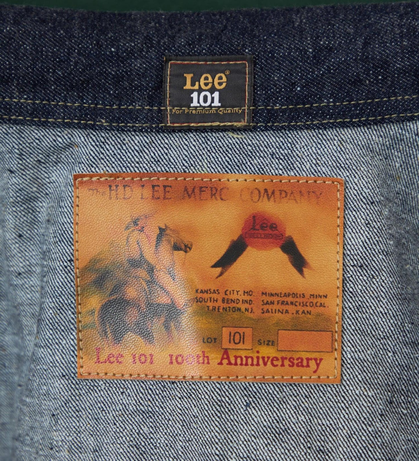 Lee 101 100週年 101COWBOY JACKET 牛仔夾克 100款