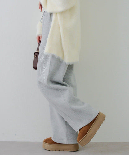 【SETUP可搭配】亮片字母標誌衛褲