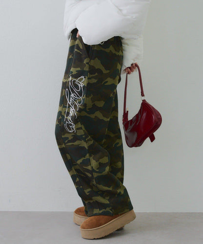 【SETUP可搭配】亮片字母標誌衛褲