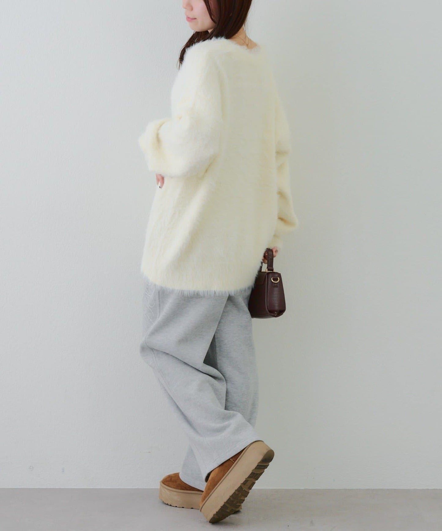 【SETUP可搭配】亮片字母標誌衛褲