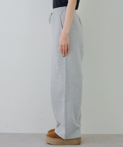 【SETUP可搭配】亮片字母標誌衛褲