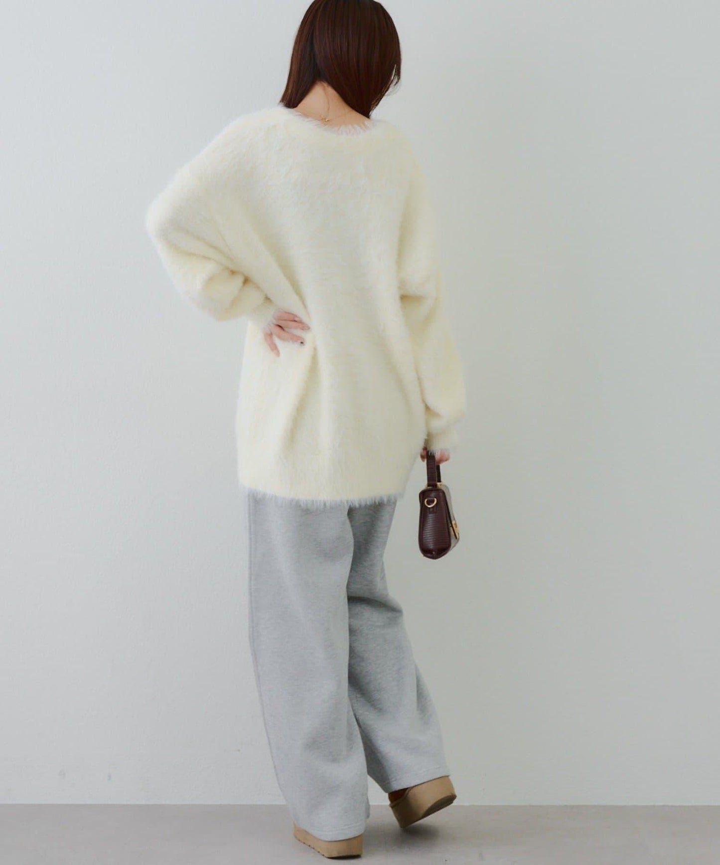 【SETUP可搭配】亮片字母標誌衛褲