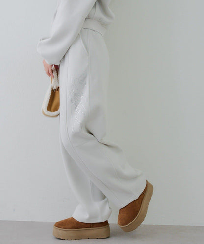 【SETUP可搭配】亮片字母標誌衛褲