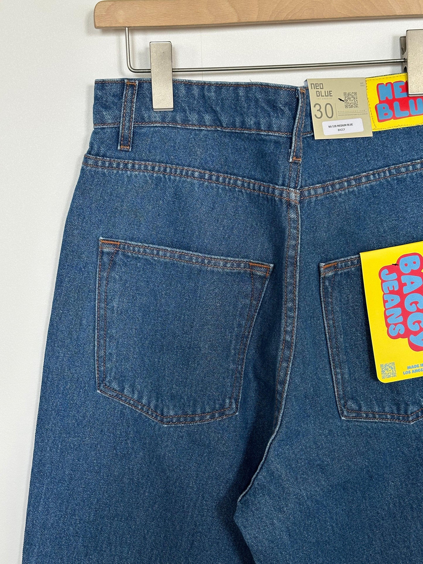 NEO BLUE BAGGY SKATE PANTS 寬鬆滑板褲