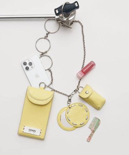 【GRAIN/グレイン】復古多層鏈條單肩包