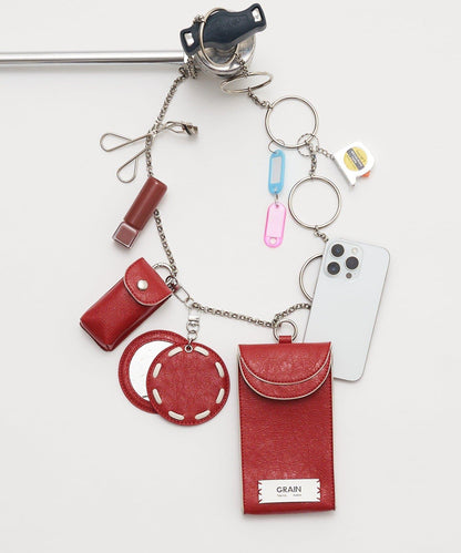 【GRAIN/グレイン】復古多層鏈條單肩包