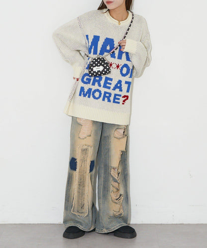 水玉圖案口金迷你單肩包