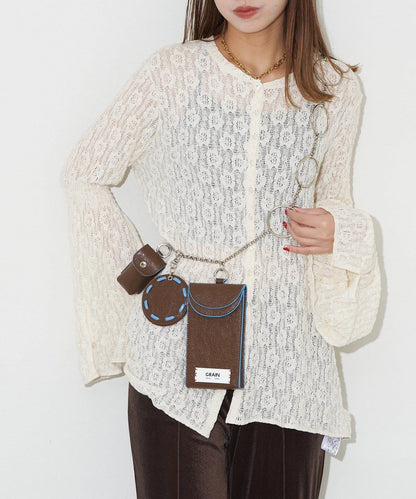 【GRAIN/グレイン】復古多層鏈條單肩包