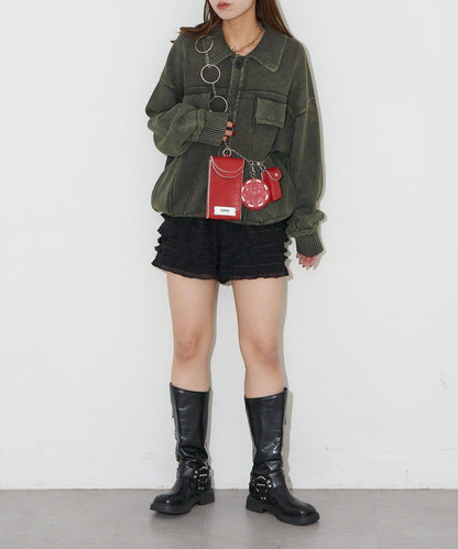 【GRAIN/グレイン】復古多層鏈條單肩包