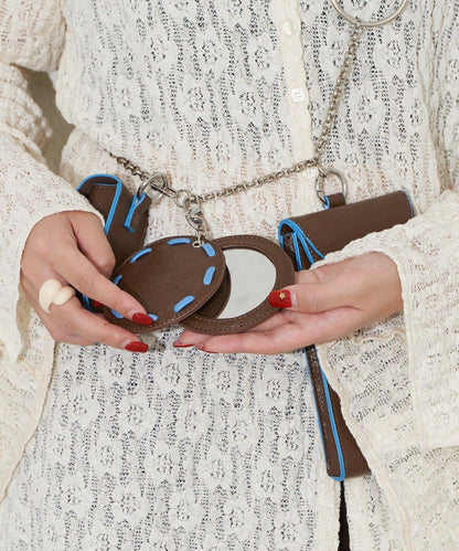 【GRAIN/グレイン】復古多層鏈條單肩包