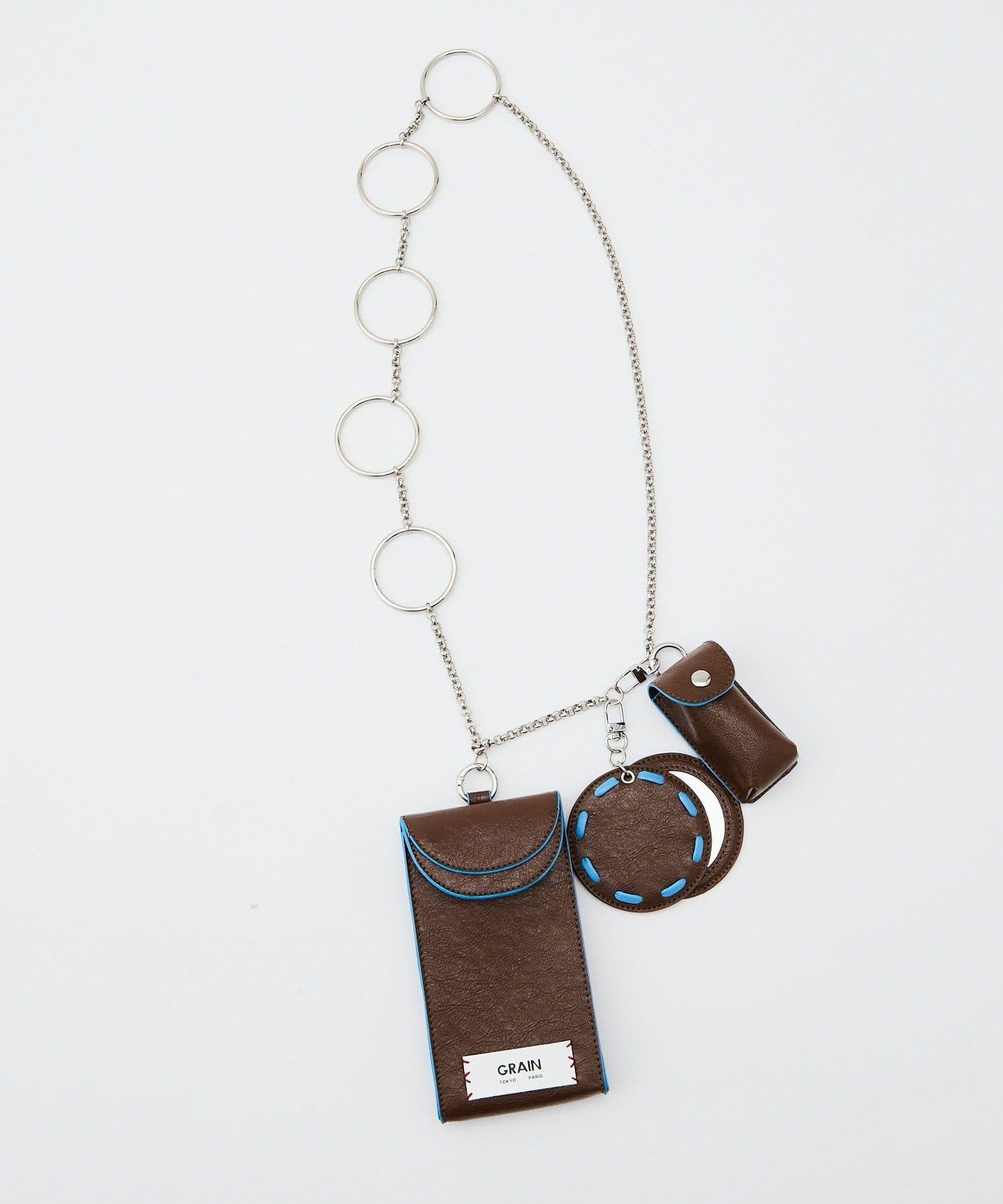 【GRAIN/グレイン】復古多層鏈條單肩包