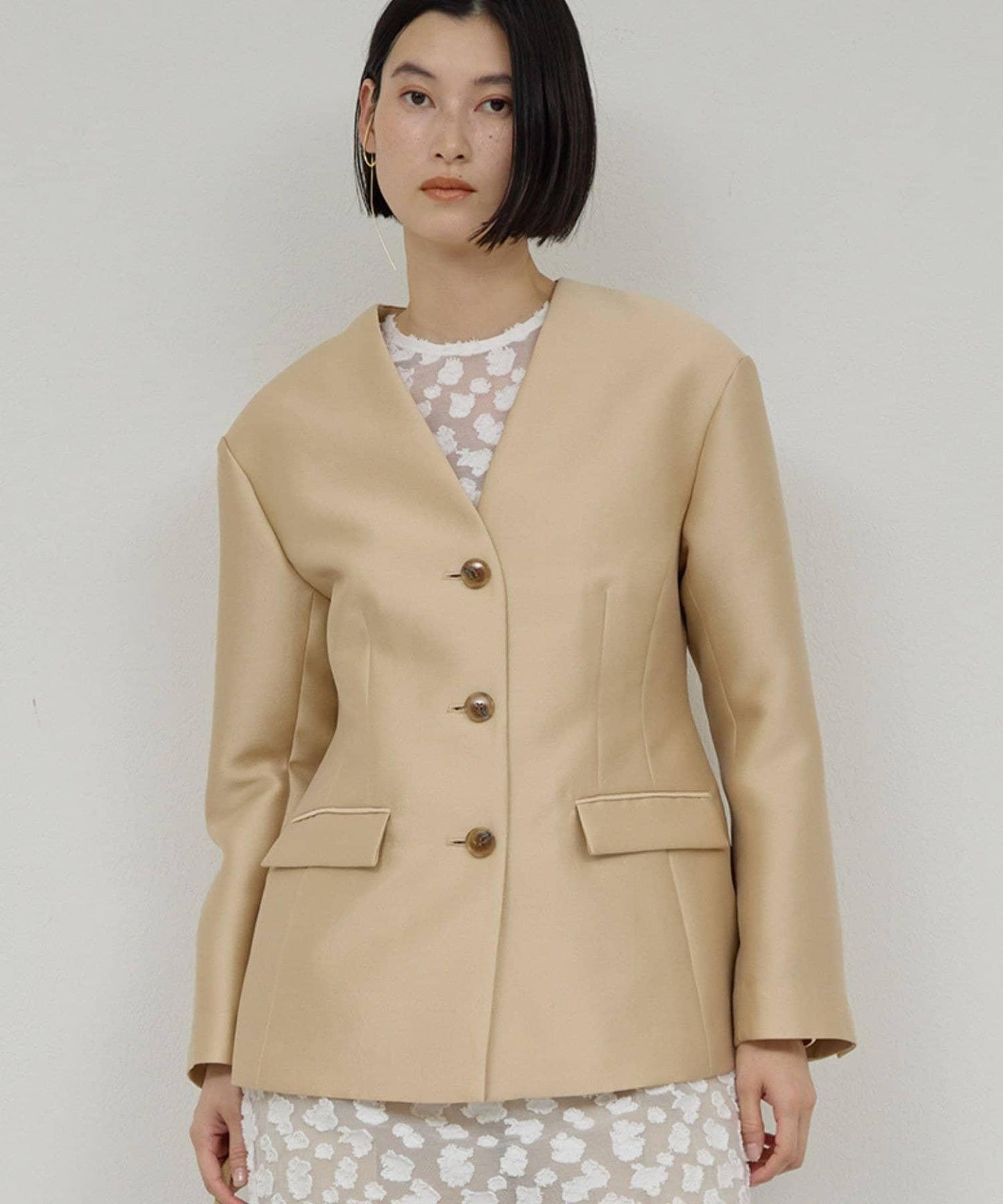 【近日開始】【可搭配套裝】絲滑雙層面料西裝外套