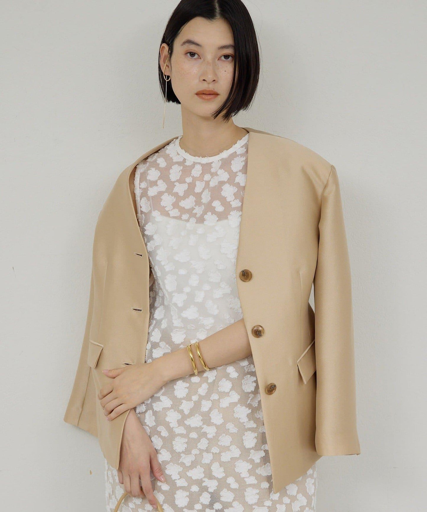 【近日開始】【可搭配套裝】絲滑雙層面料西裝外套