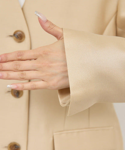 【近日開始】【可搭配套裝】絲滑雙層面料西裝外套