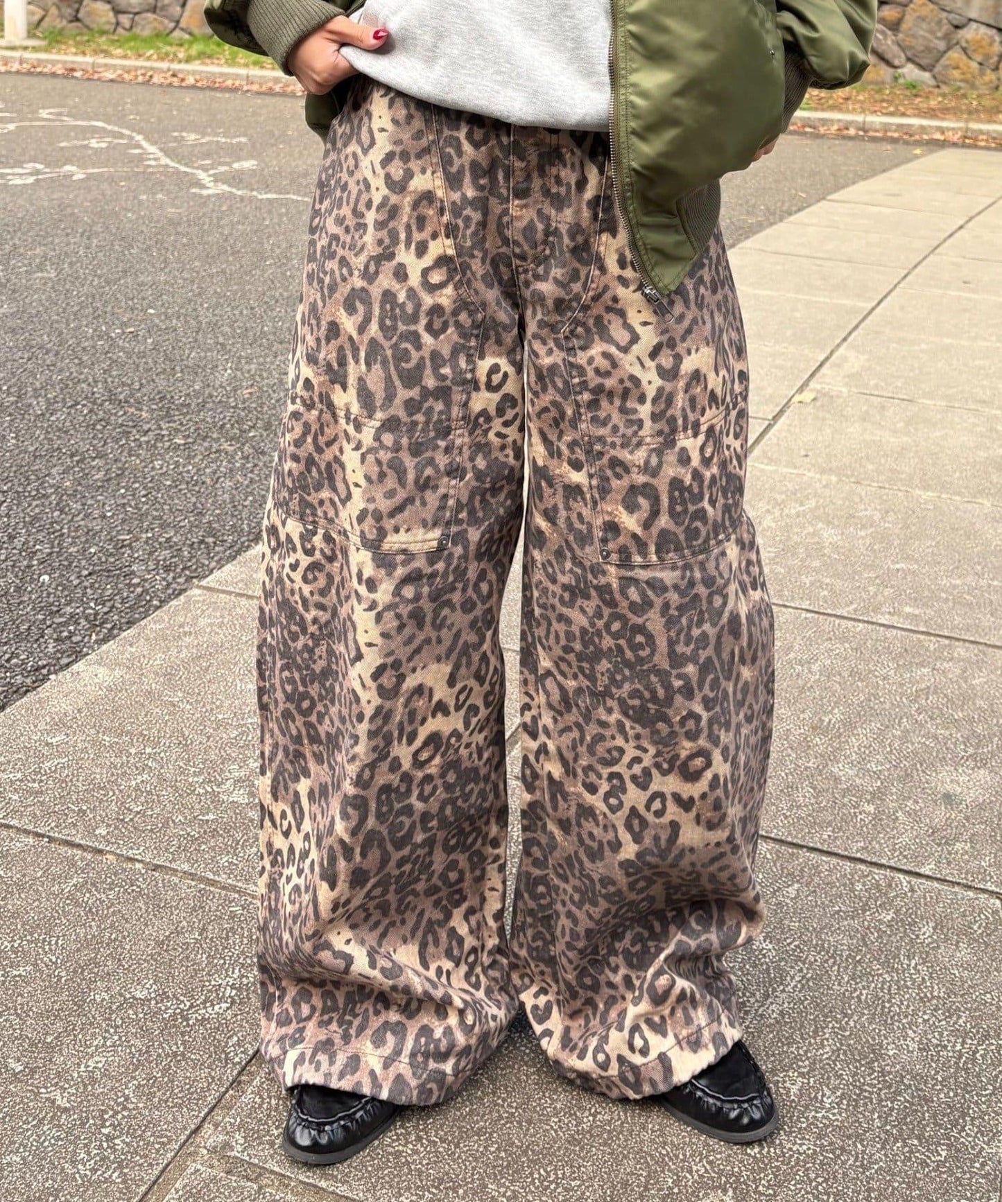 【UNISEX】多款圖案工裝褲