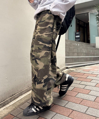 【UNISEX】多款圖案工裝褲