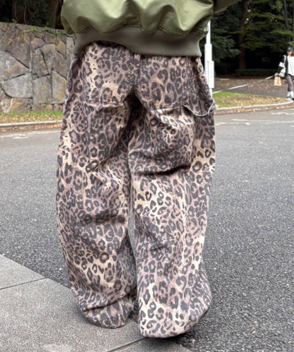 【UNISEX】多款圖案工裝褲