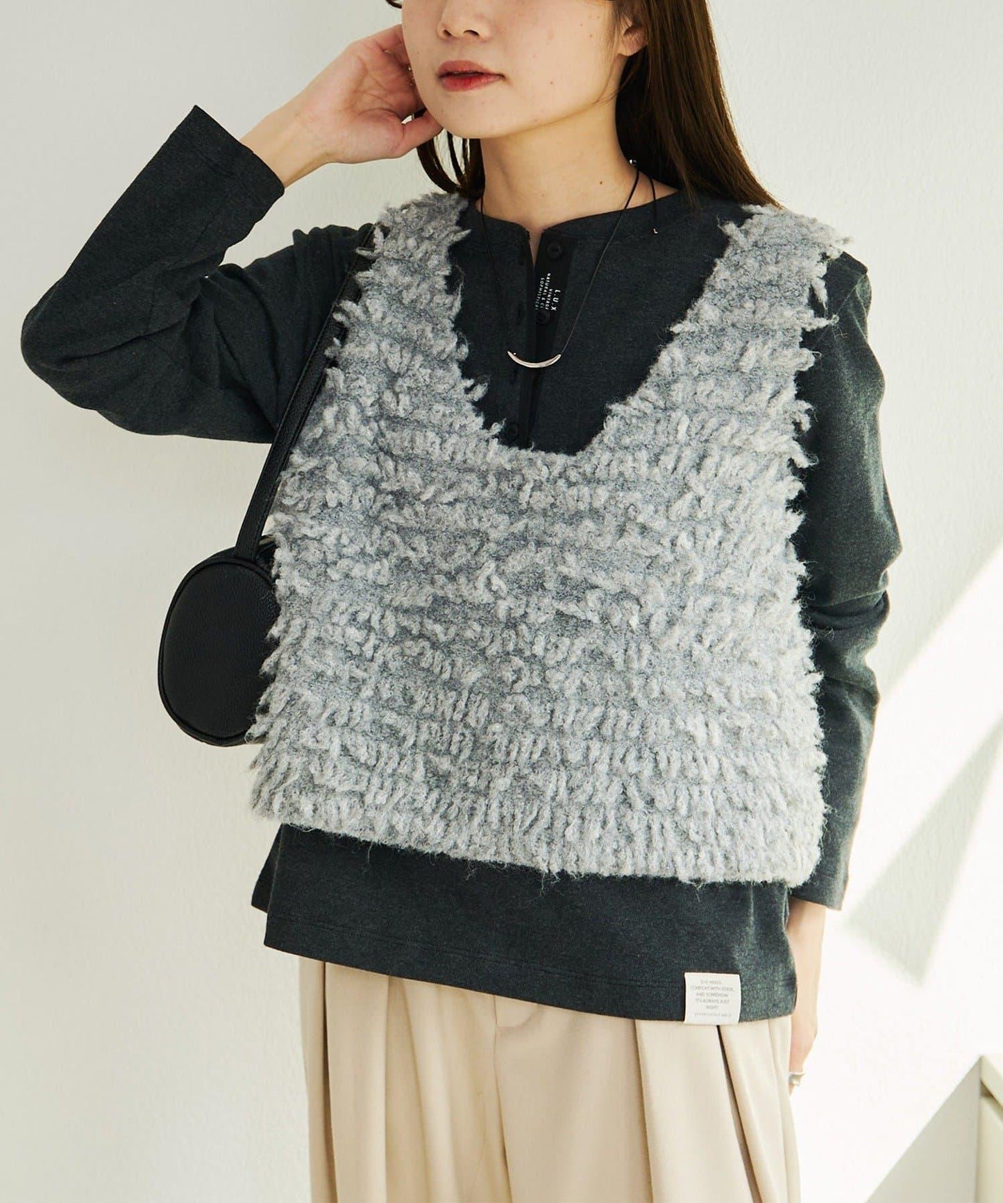 流蘇針織吊帶背心