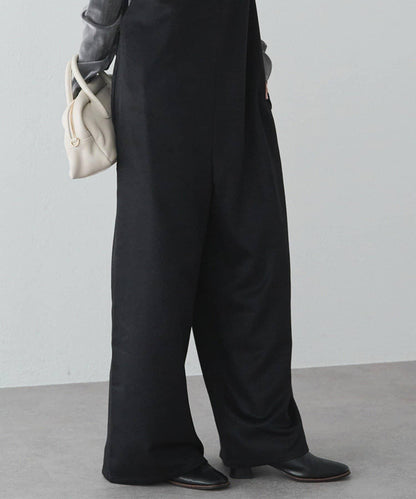 羊毛混紡雙面連體褲