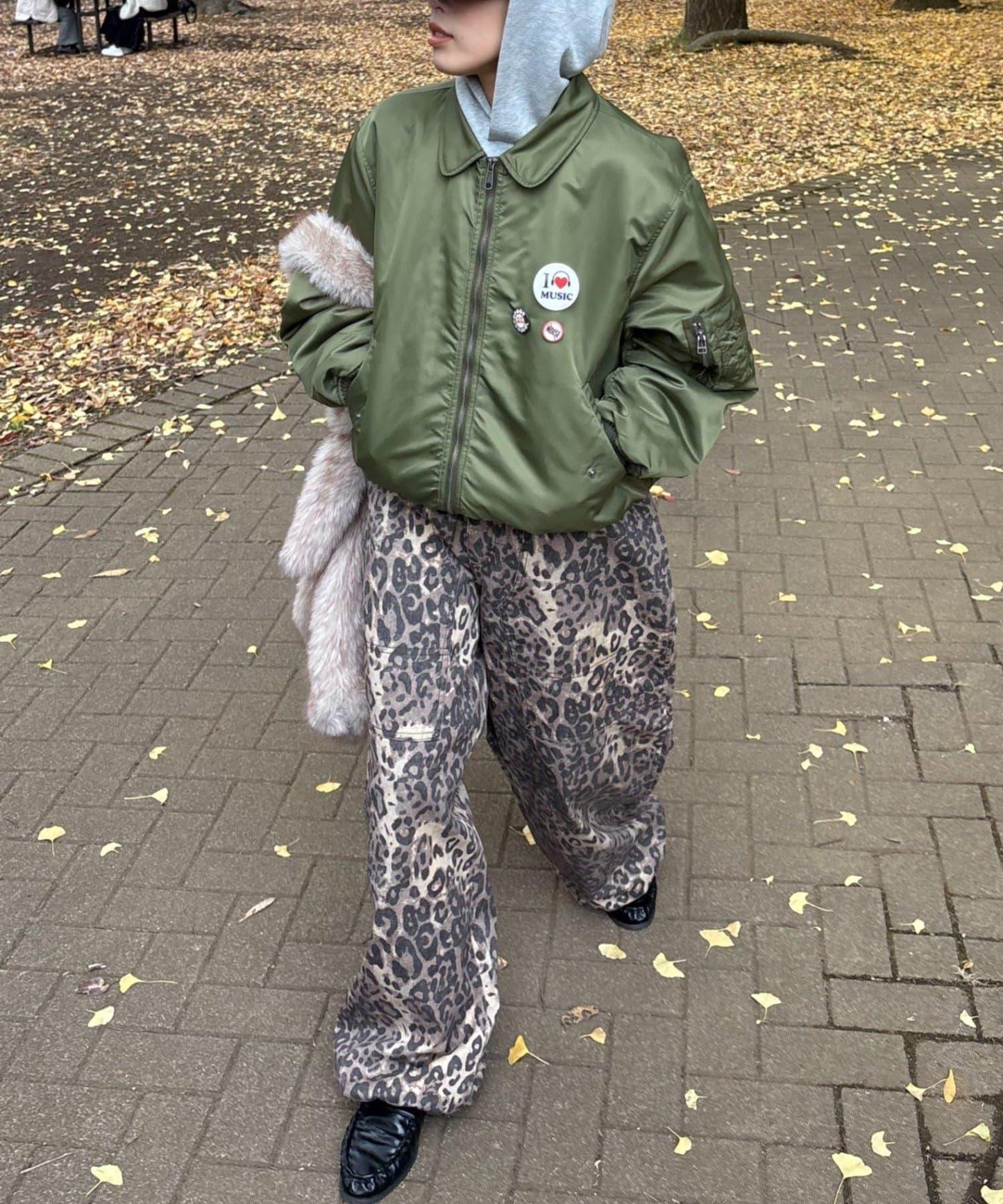 【UNISEX】多款圖案工裝褲