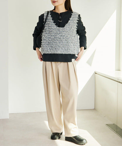 流蘇針織吊帶背心