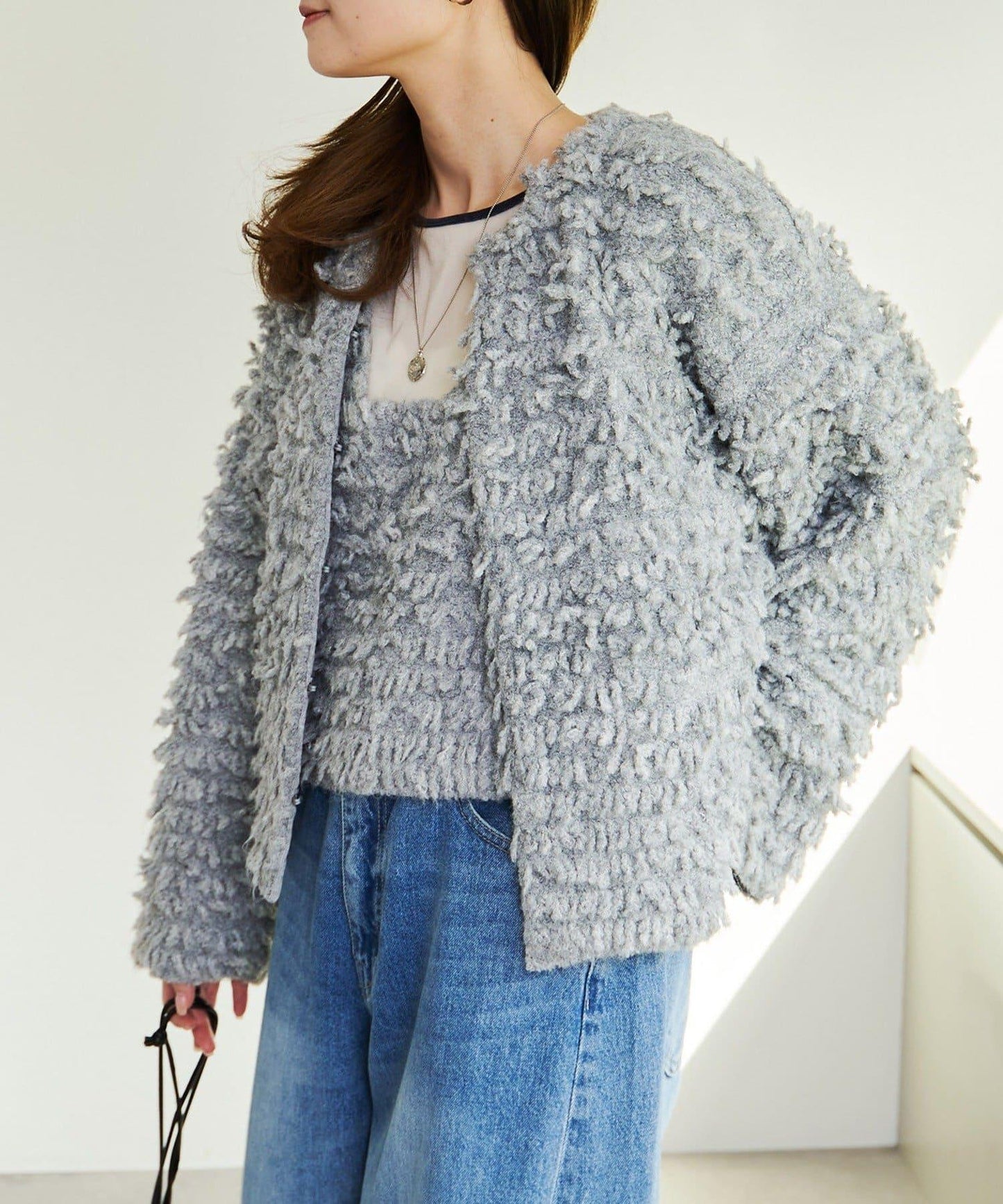 流蘇針織吊帶背心