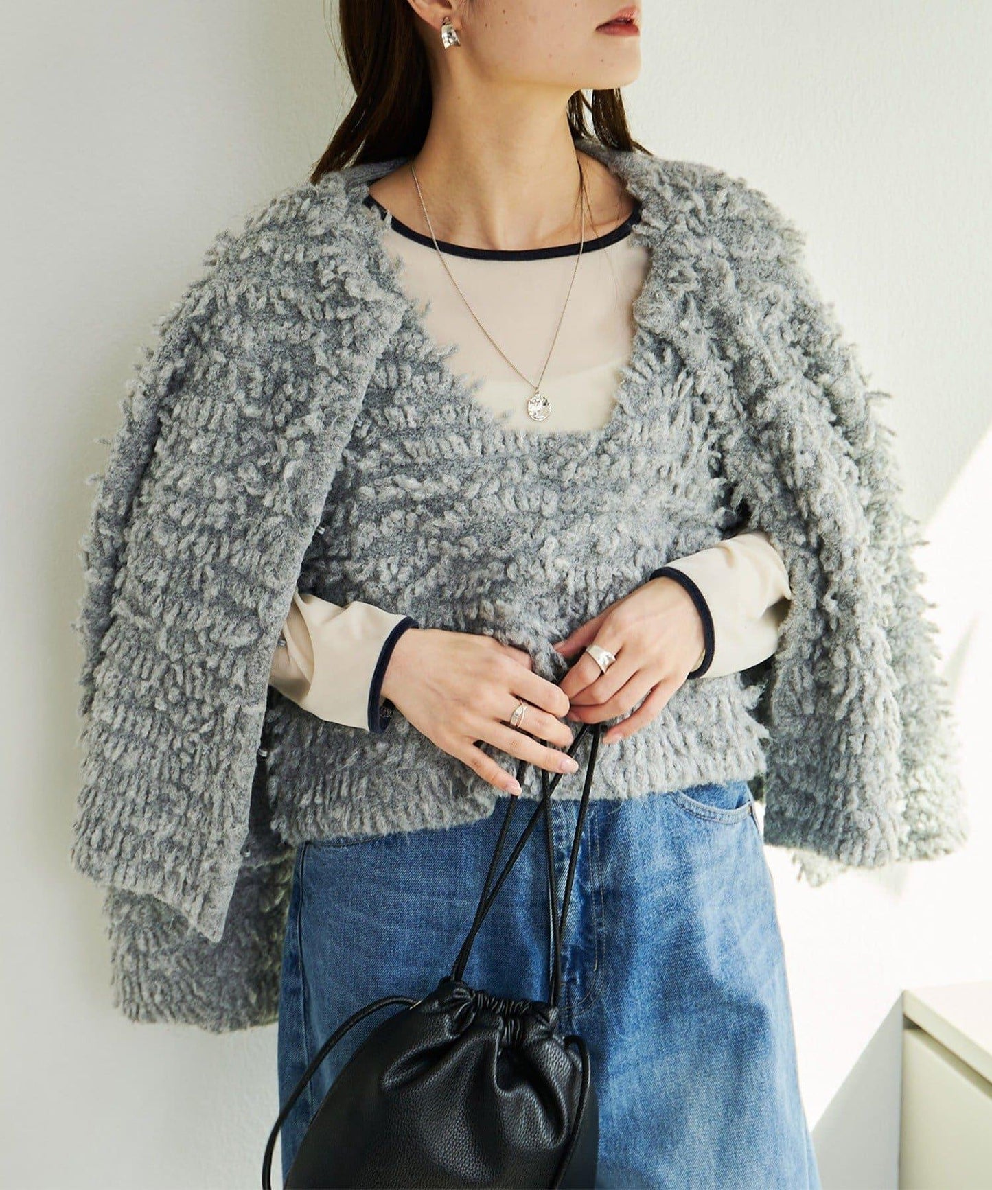 流蘇針織吊帶背心