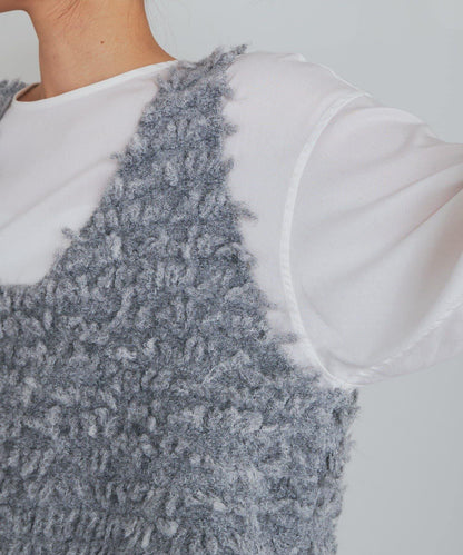 流蘇針織吊帶背心