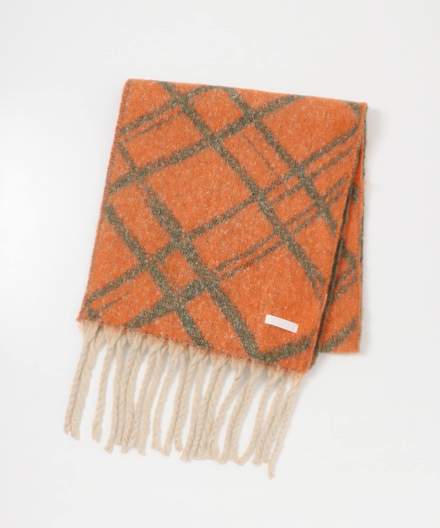 條紋格子加厚圍巾