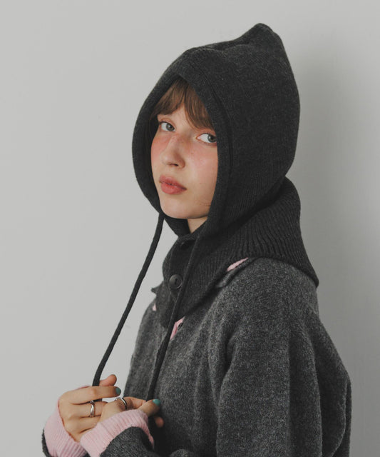 羅紋針織巴拉克拉法帽