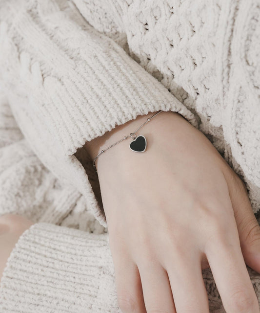 不鏽鋼愛心造型手鍊