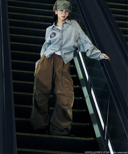 《AVIREX×MOUSSY》牛仔襯衫夾克