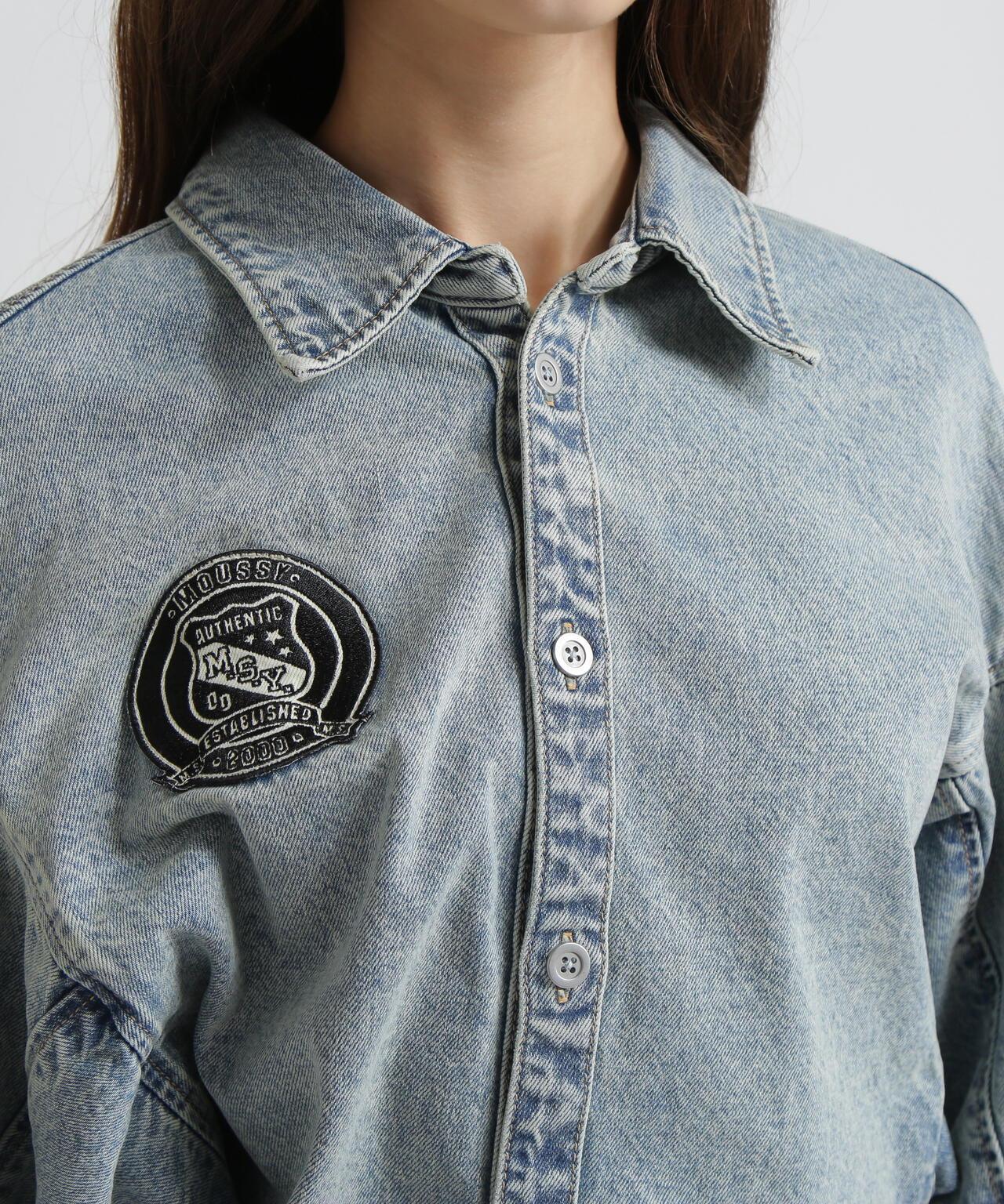 《AVIREX×MOUSSY》牛仔襯衫夾克
